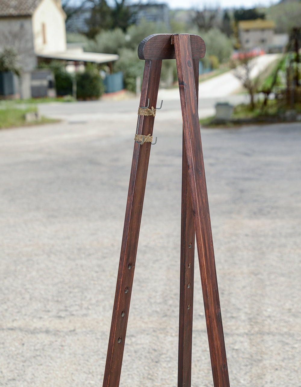 Cavalletto da pittore per quadri in legno senza perni Italia epoca primo 900