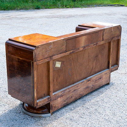 Credenza con specchio originale design italiano dell'Art Decò  di Osvaldo Borsari
