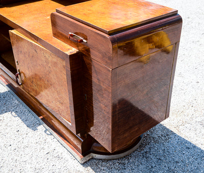 Credenza con specchio originale design italiano dell'Art Decò  di Osvaldo Borsari