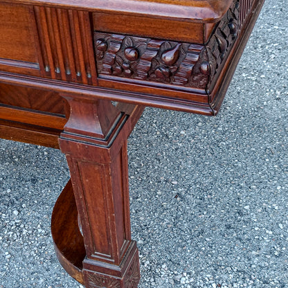 Tavolo liberty  art nouveau in mogano allungabile Italia epoca 1920