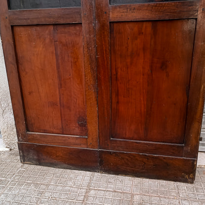 Porta due ante in noce massello senza telaio Italia epoca primo 800