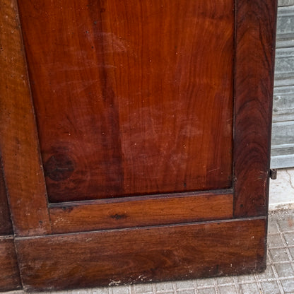 Porta due ante in noce massello senza telaio Italia epoca primo 800