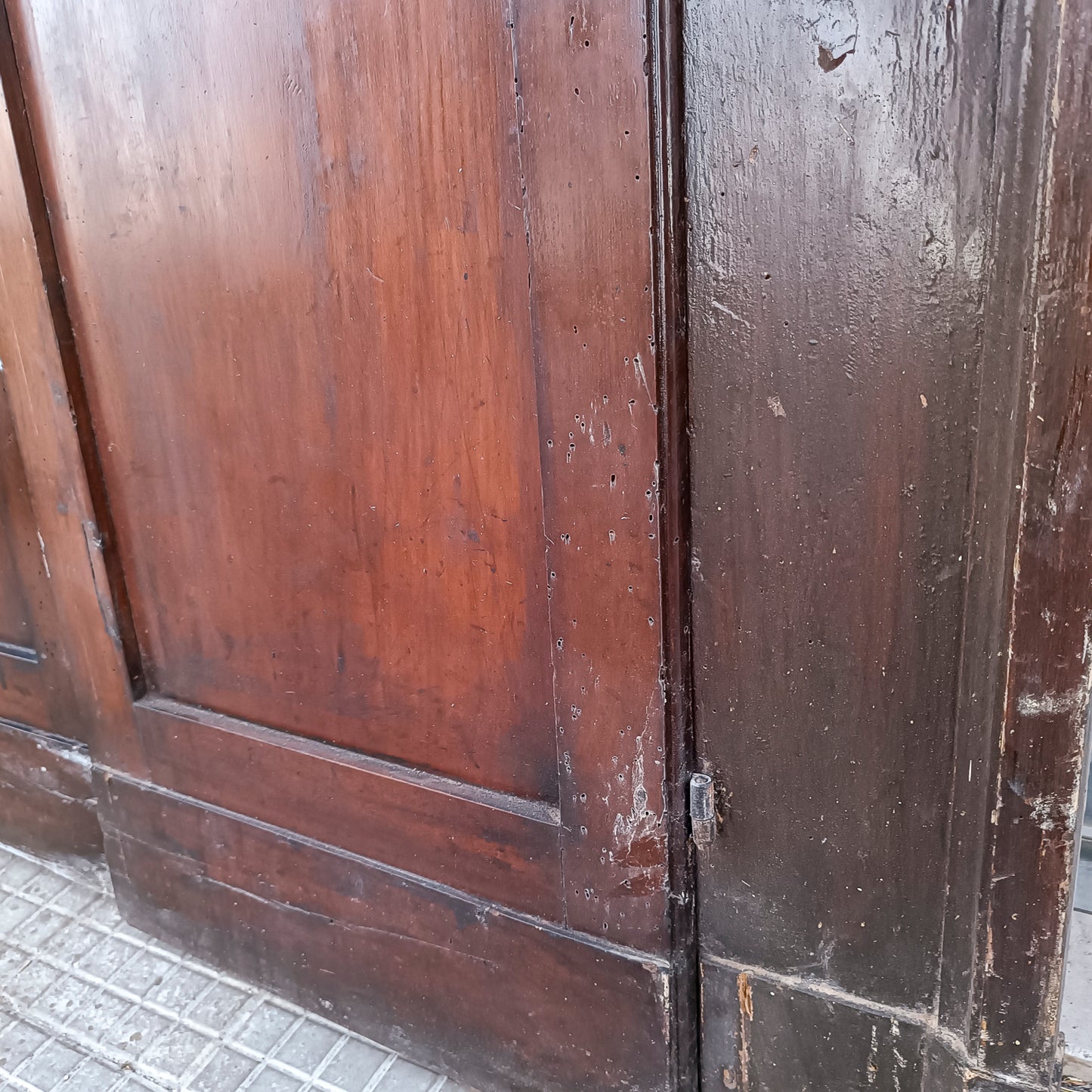 Porta con telaio due ante Italia epoca prima metà dell'800