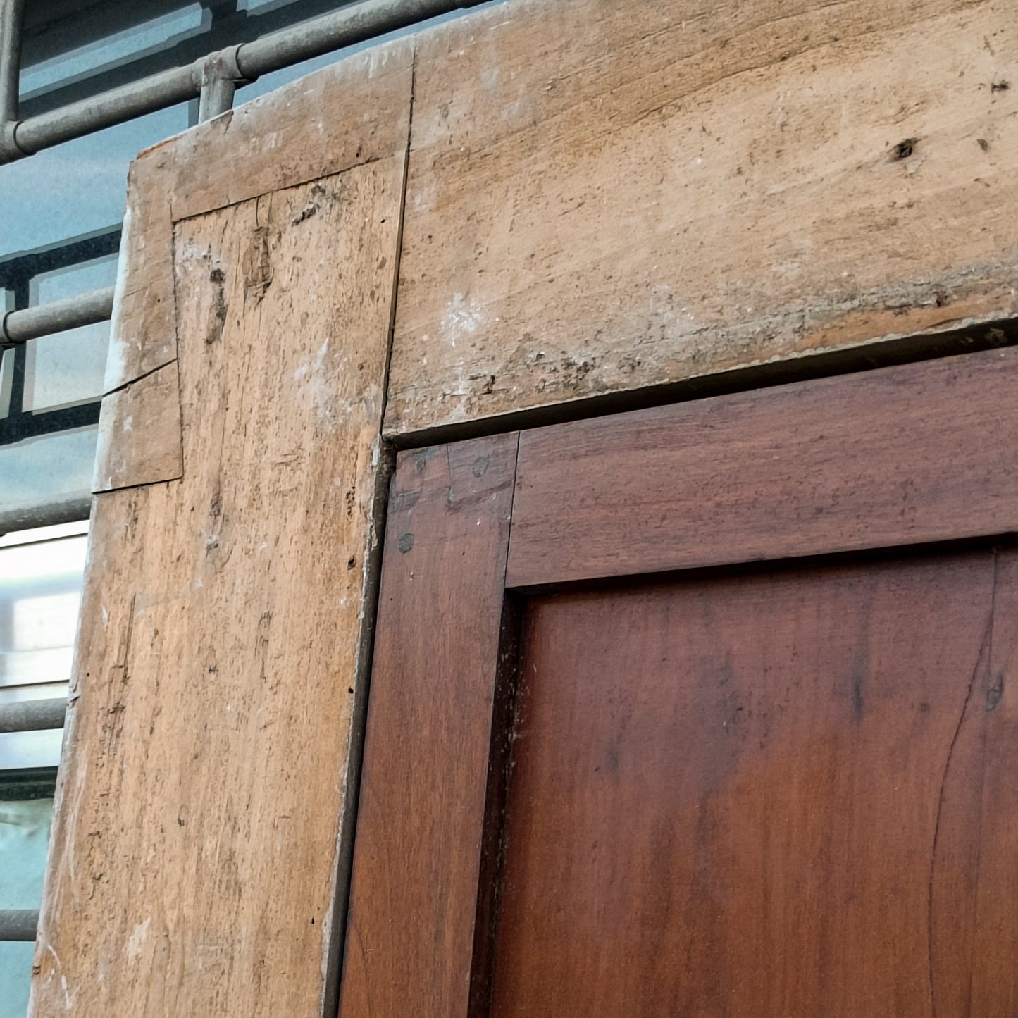 Porta con telaio due ante Italia epoca prima metà dell'800