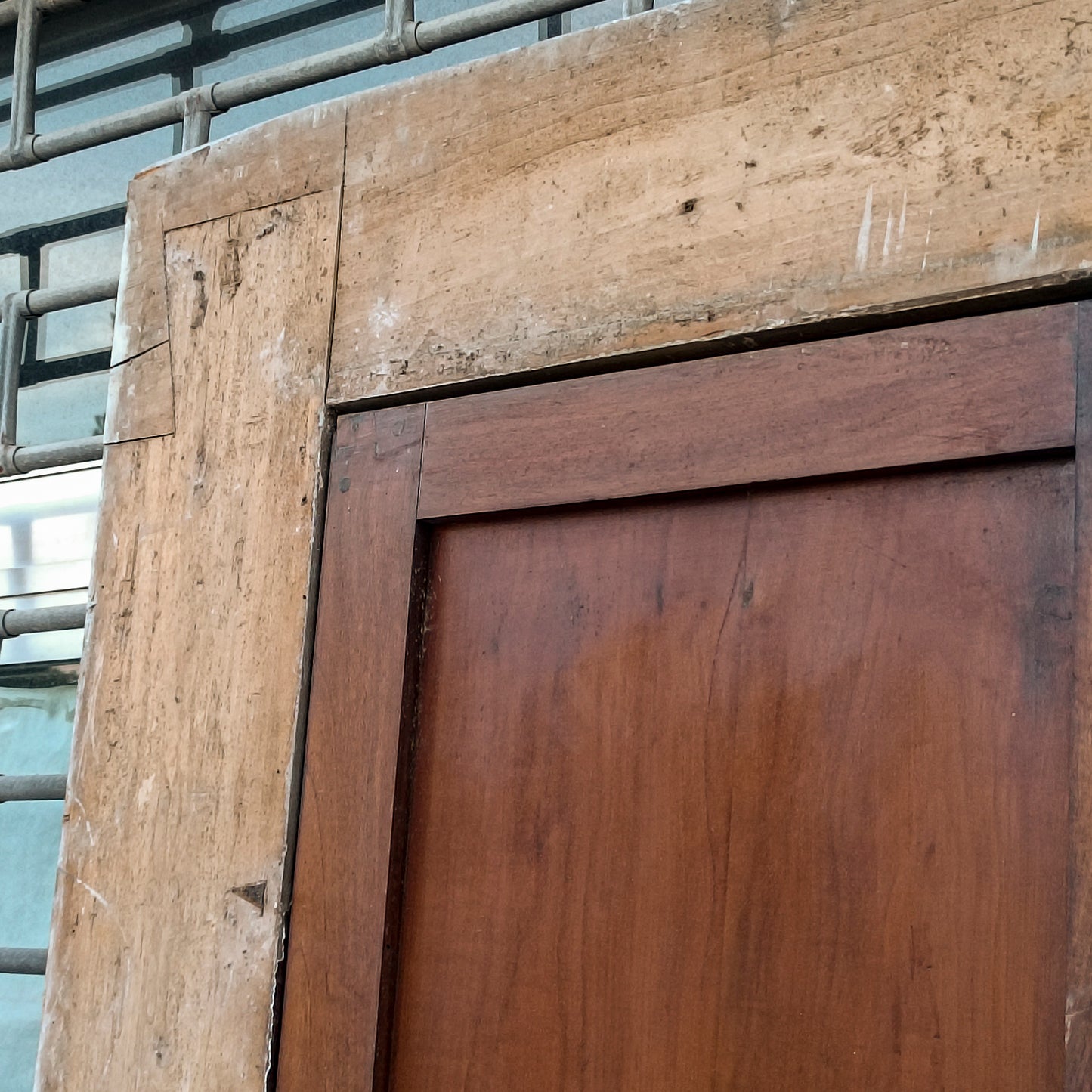 Porta con telaio due ante Italia epoca prima metà dell'800