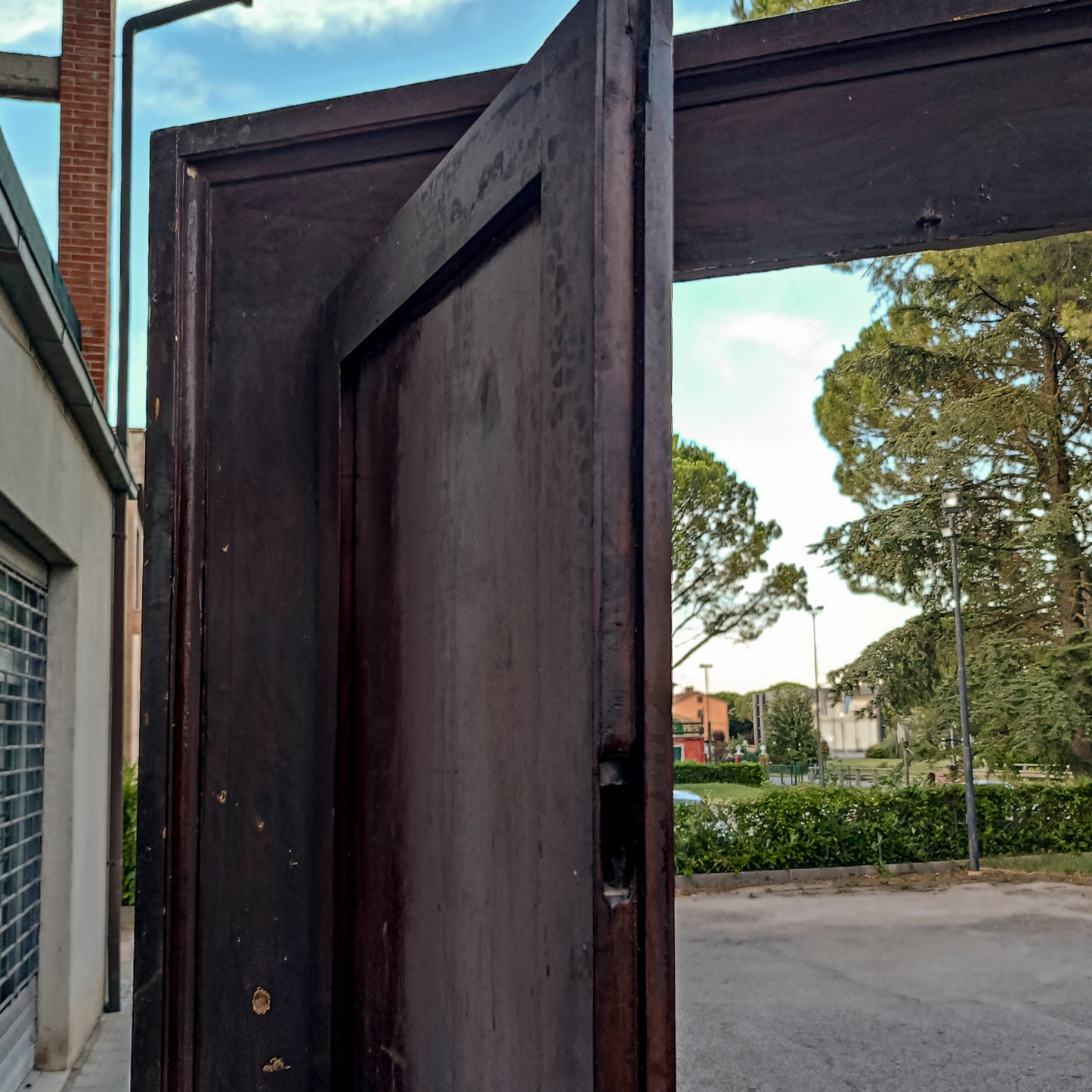 Porta con telaio due ante Italia epoca prima metà dell'800