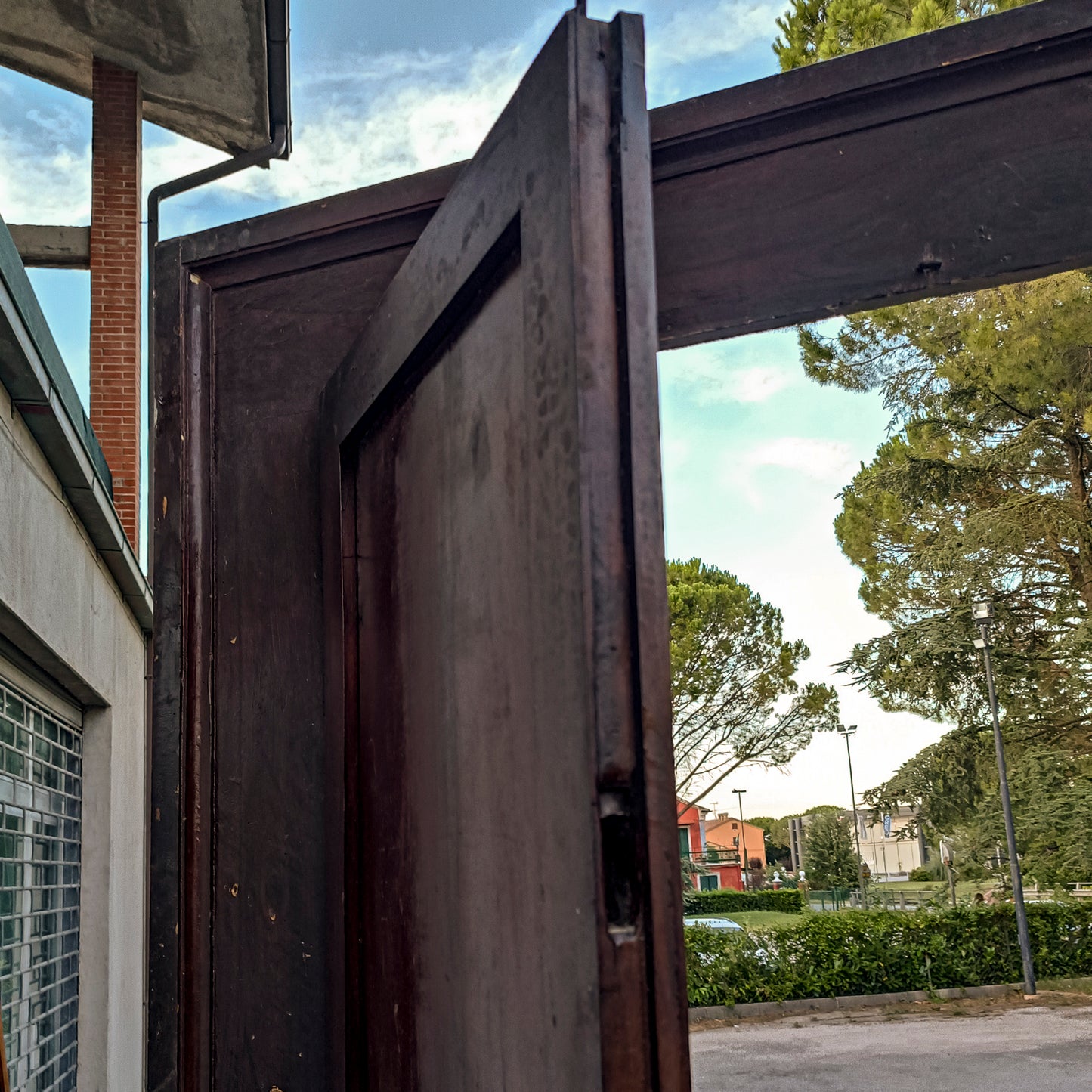 Porta con telaio due ante Italia epoca prima metà dell'800