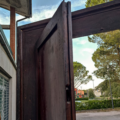 Porta con telaio due ante Italia epoca prima metà dell'800