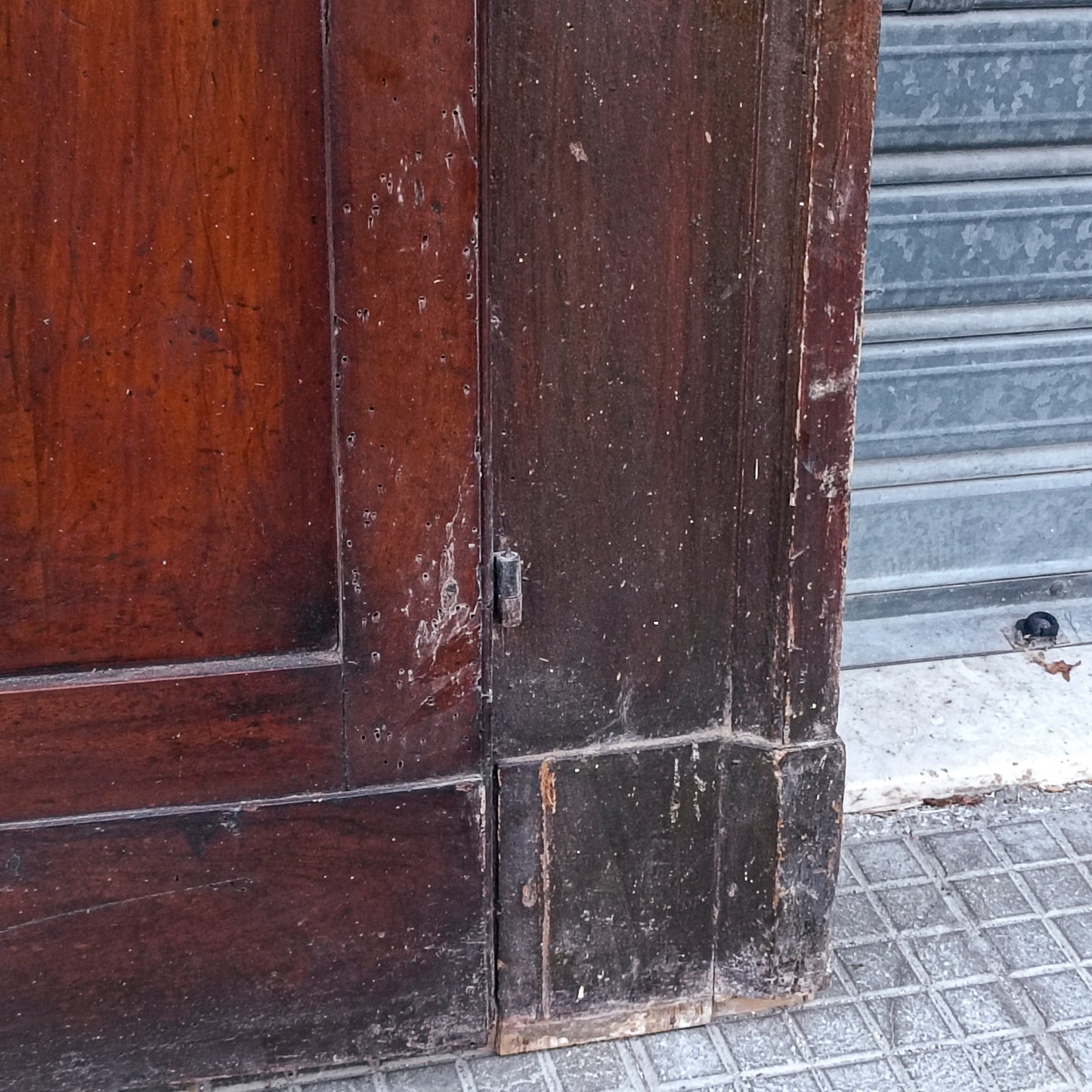 Porta con telaio due ante Italia epoca prima metà dell'800