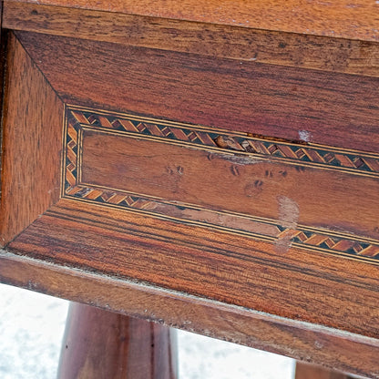 Tavolo  con piano intarsiato epoca Liberty
