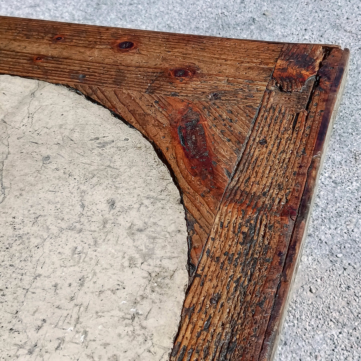 Tavolo scrivania da lavoro bottega artigiano con pietra epoca 800