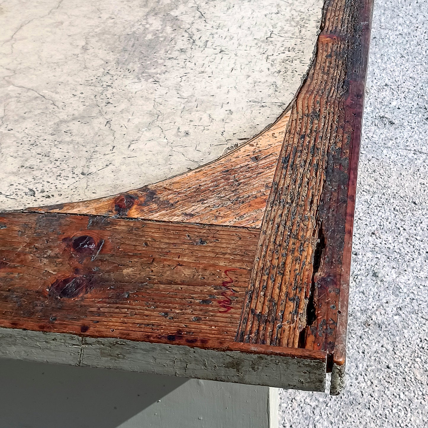 Tavolo scrivania da lavoro bottega artigiano con pietra epoca 800