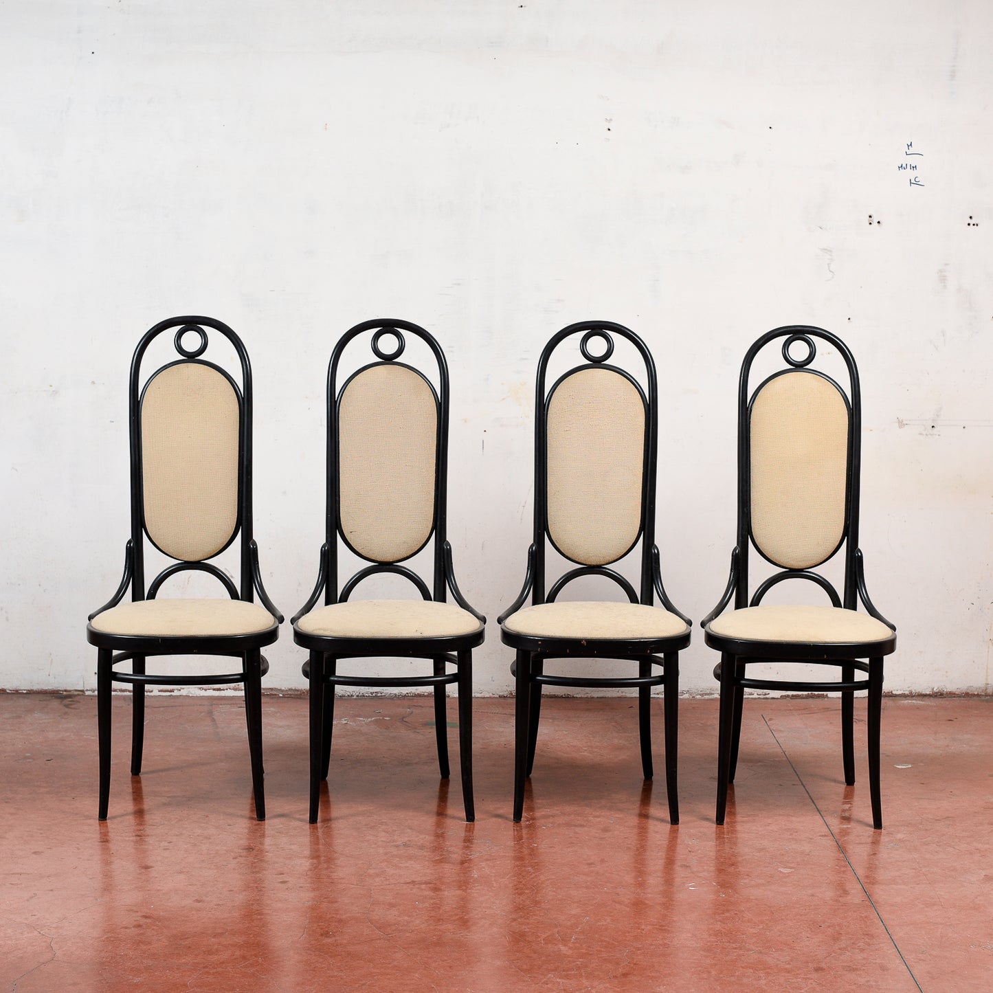 set di 4 sedie dining chairs by Michael Thonet for Thonet - thonet 1986