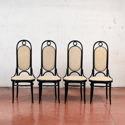 set di 4 sedie dining chairs by Michael Thonet for Thonet - thonet 1986