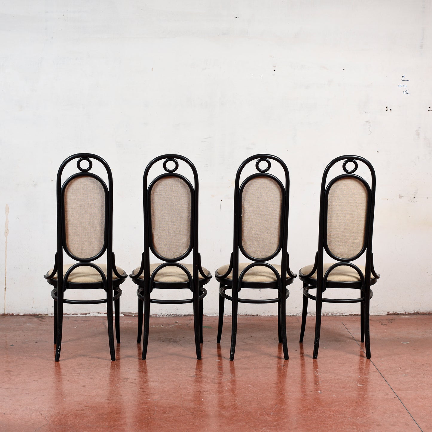set di 4 sedie dining chairs by Michael Thonet for Thonet - thonet 1986
