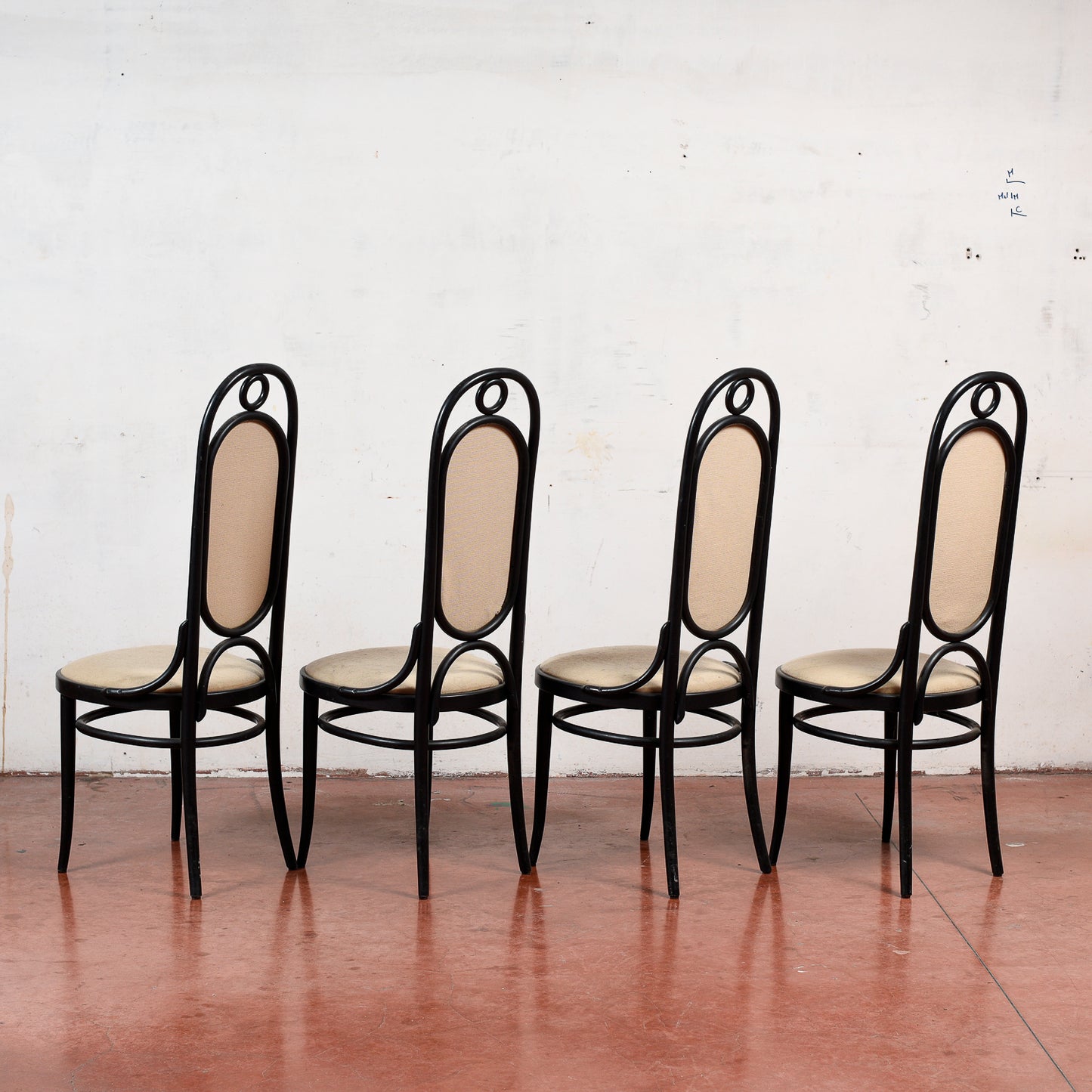 set di 4 sedie dining chairs by Michael Thonet for Thonet - thonet 1986