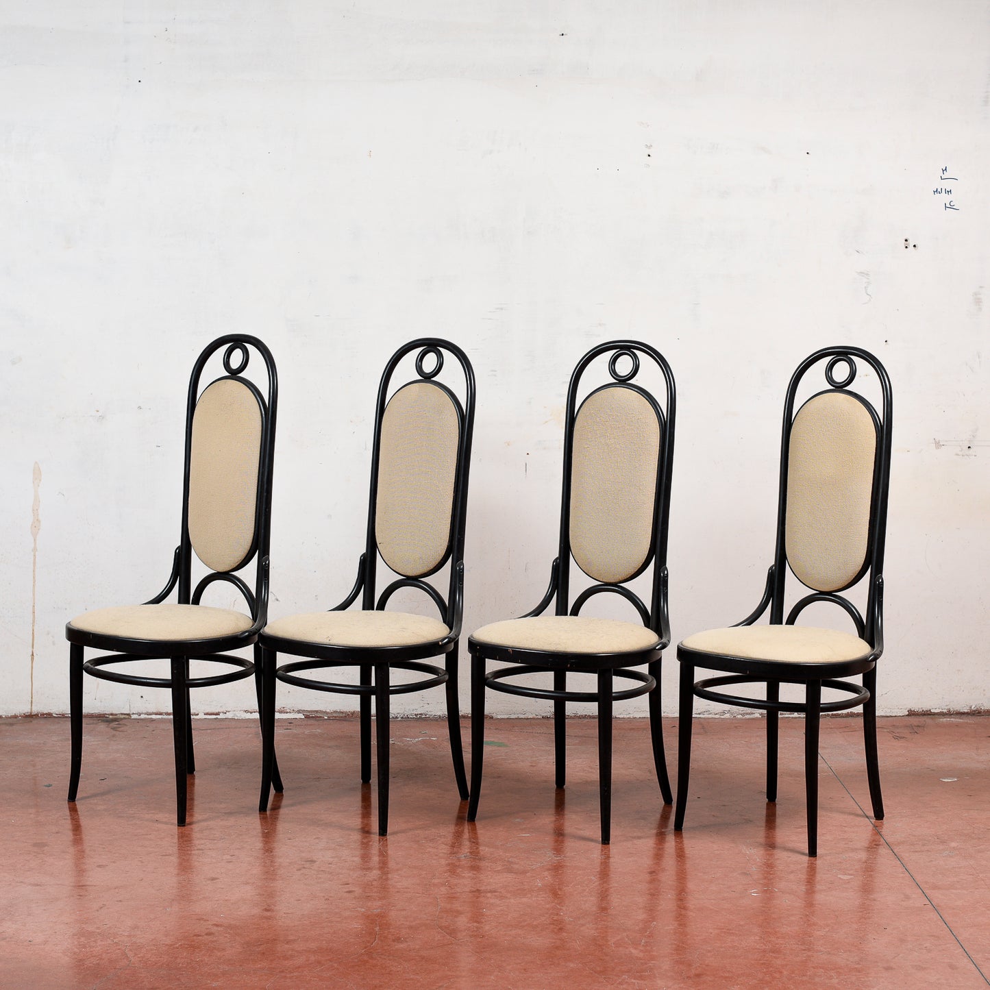 set di 4 sedie dining chairs by Michael Thonet for Thonet - thonet 1986