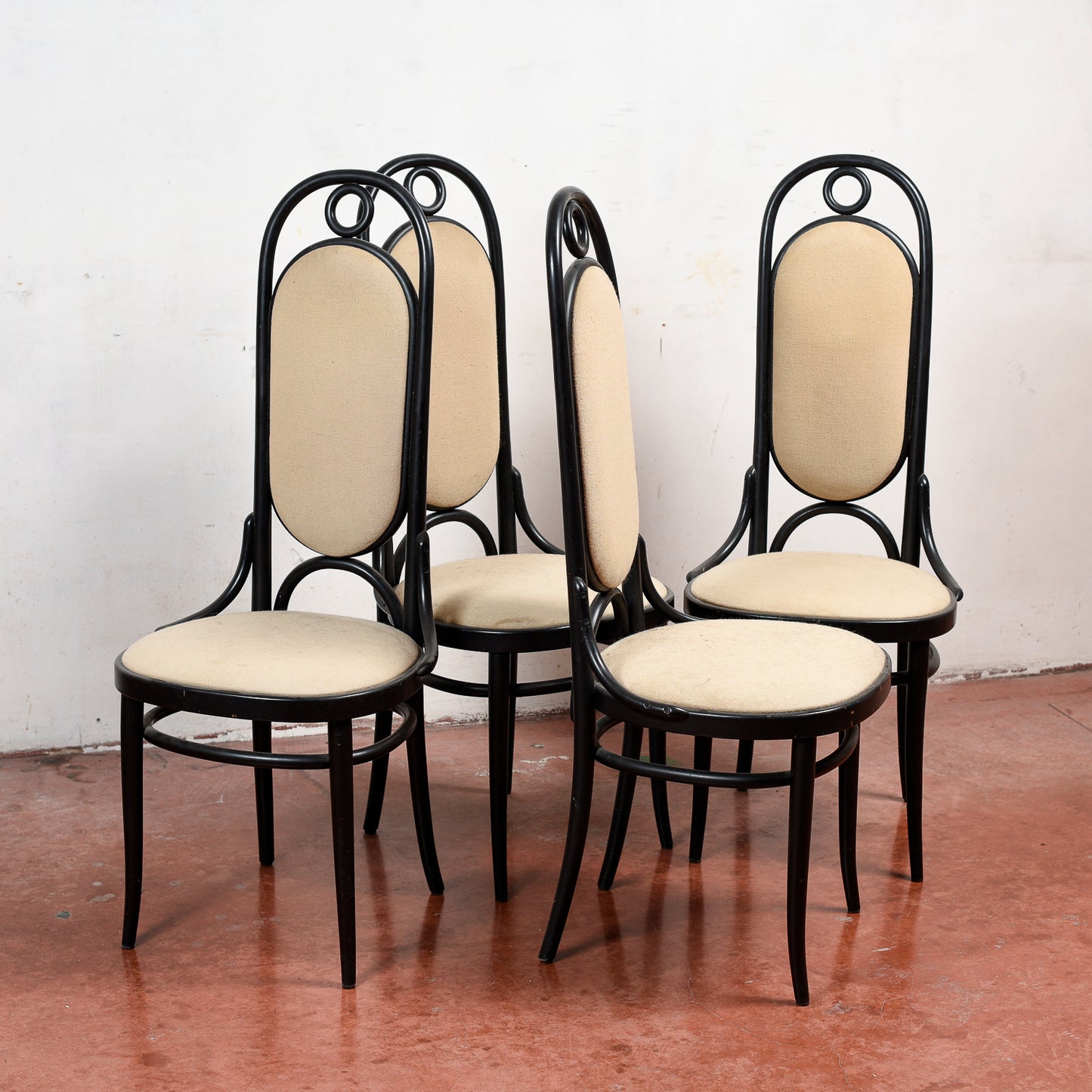 set di 4 sedie dining chairs by Michael Thonet for Thonet - thonet 1986