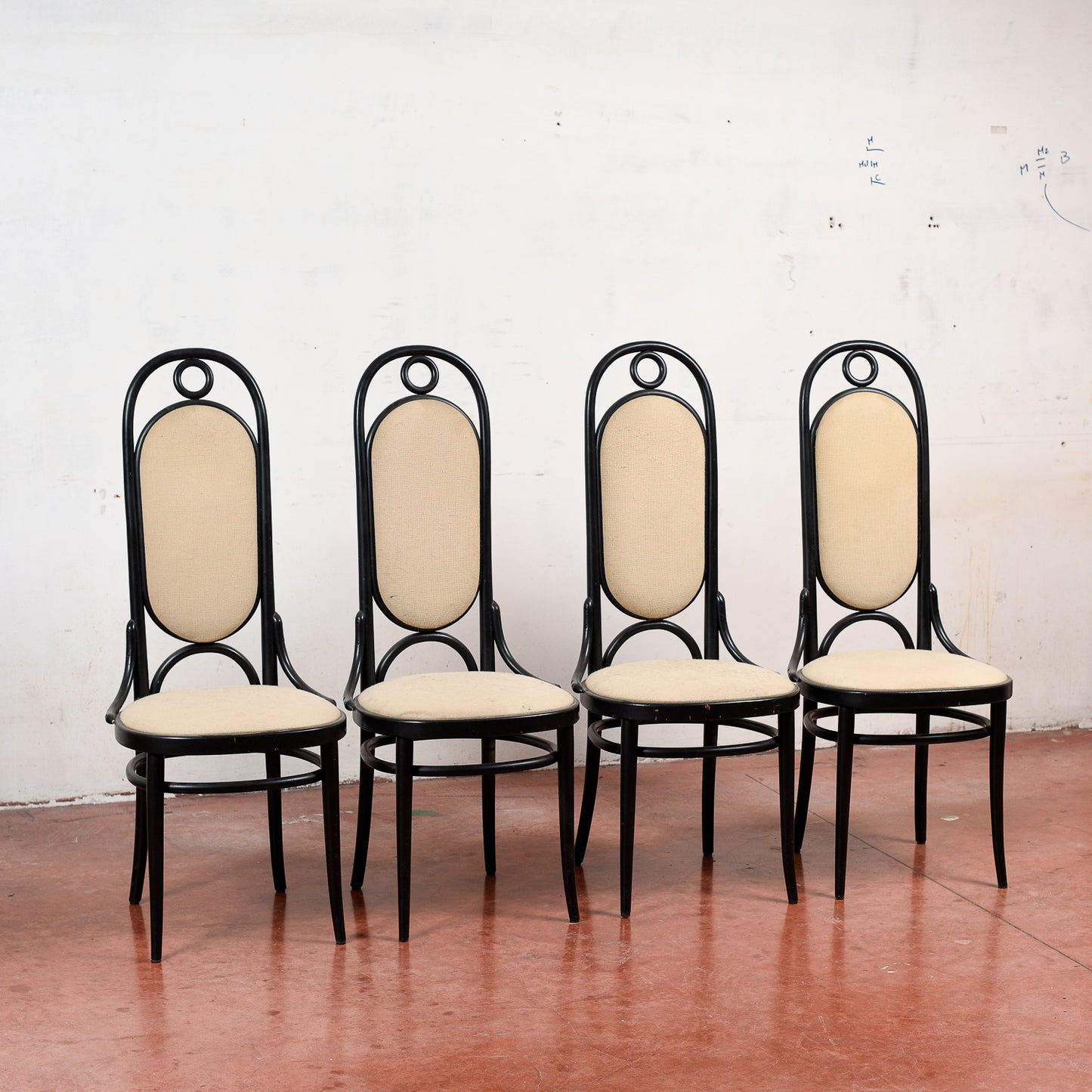 set di 4 sedie dining chairs by Michael Thonet for Thonet - thonet 1986