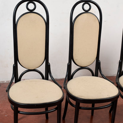 set di 4 sedie dining chairs by Michael Thonet for Thonet - thonet 1986