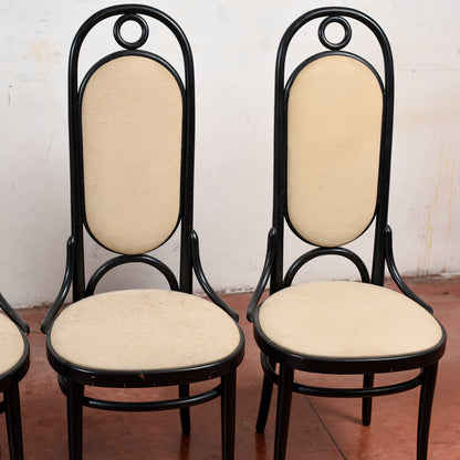 set di 4 sedie dining chairs by Michael Thonet for Thonet - thonet 1986