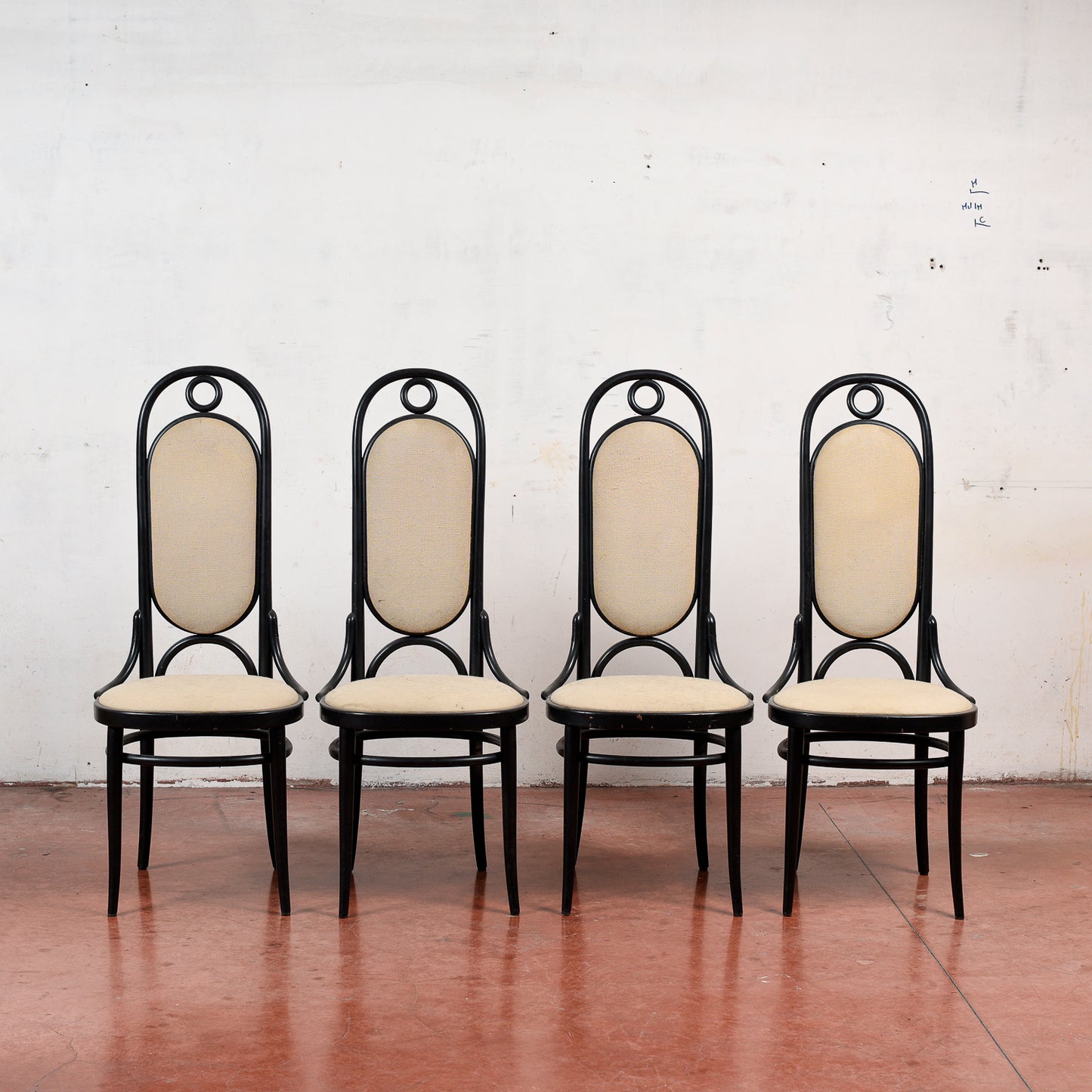 set di 4 sedie dining chairs by Michael Thonet for Thonet - thonet 1986