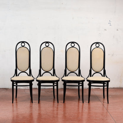 set di 4 sedie dining chairs by Michael Thonet for Thonet - thonet 1986