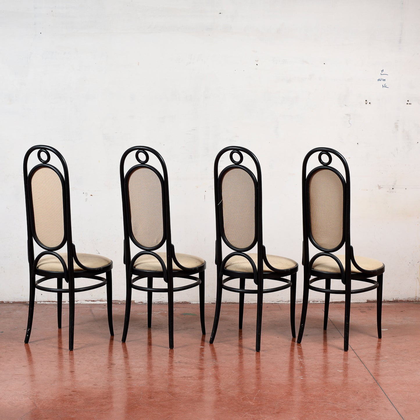 set di 4 sedie dining chairs by Michael Thonet for Thonet - thonet 1986