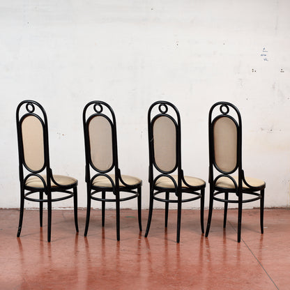 set di 4 sedie dining chairs by Michael Thonet for Thonet - thonet 1986