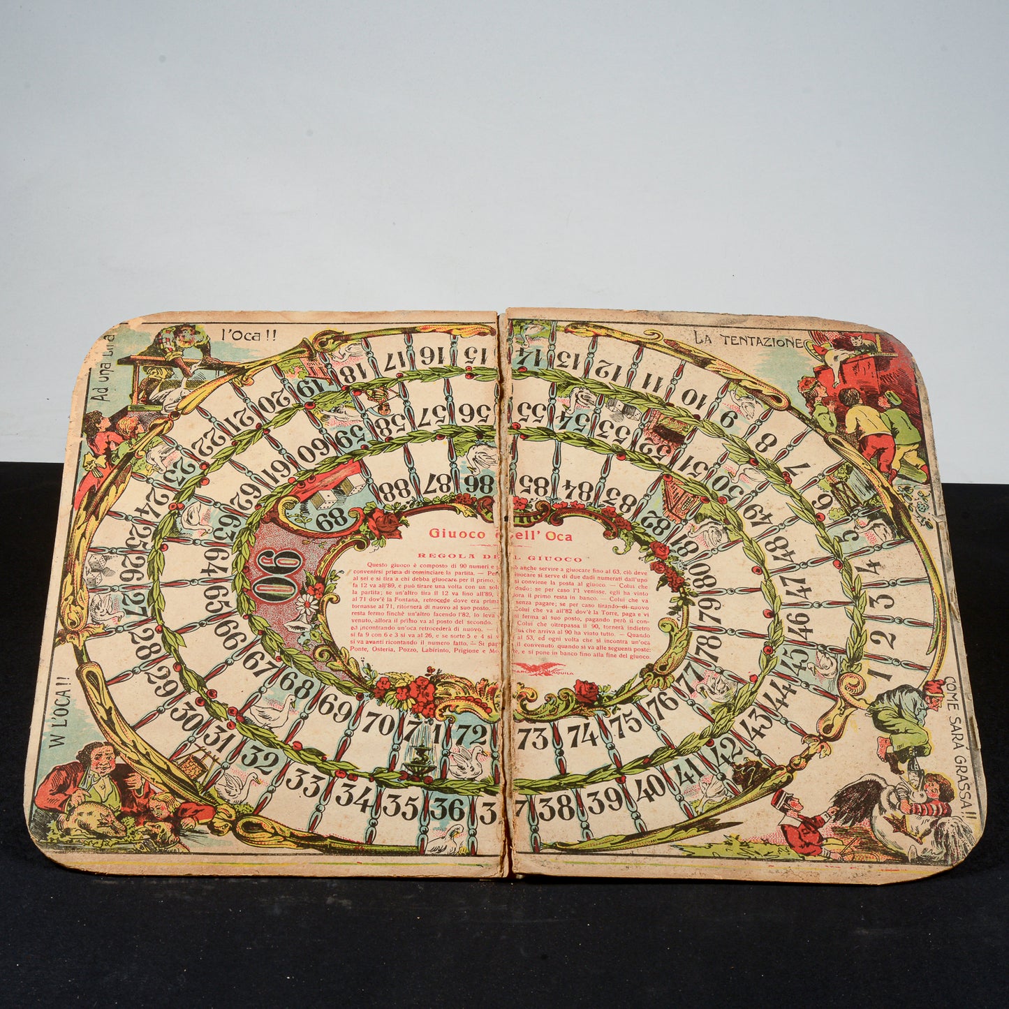 antico gioco dell oca primi 1900