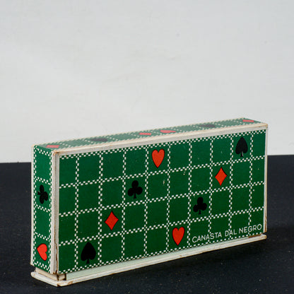 Giocattolo vintage giuoco carte canasta della ditta Dal Negro