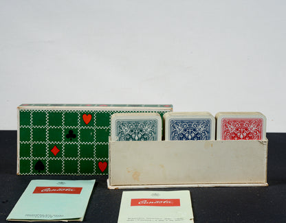 Giocattolo vintage giuoco carte canasta della ditta Dal Negro