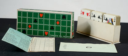 Giocattolo vintage giuoco carte canasta della ditta Dal Negro