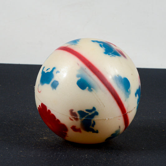 Giocattolo vintage palla in gomma plastica