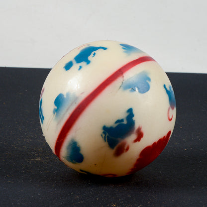 Giocattolo vintage palla in gomma plastica