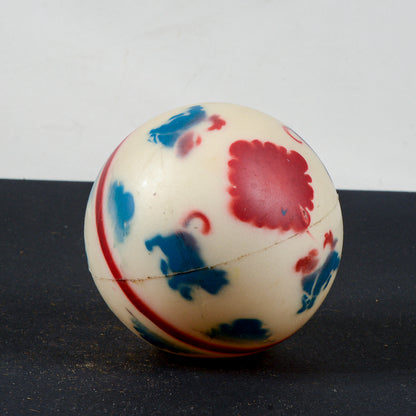 Giocattolo vintage palla in gomma plastica