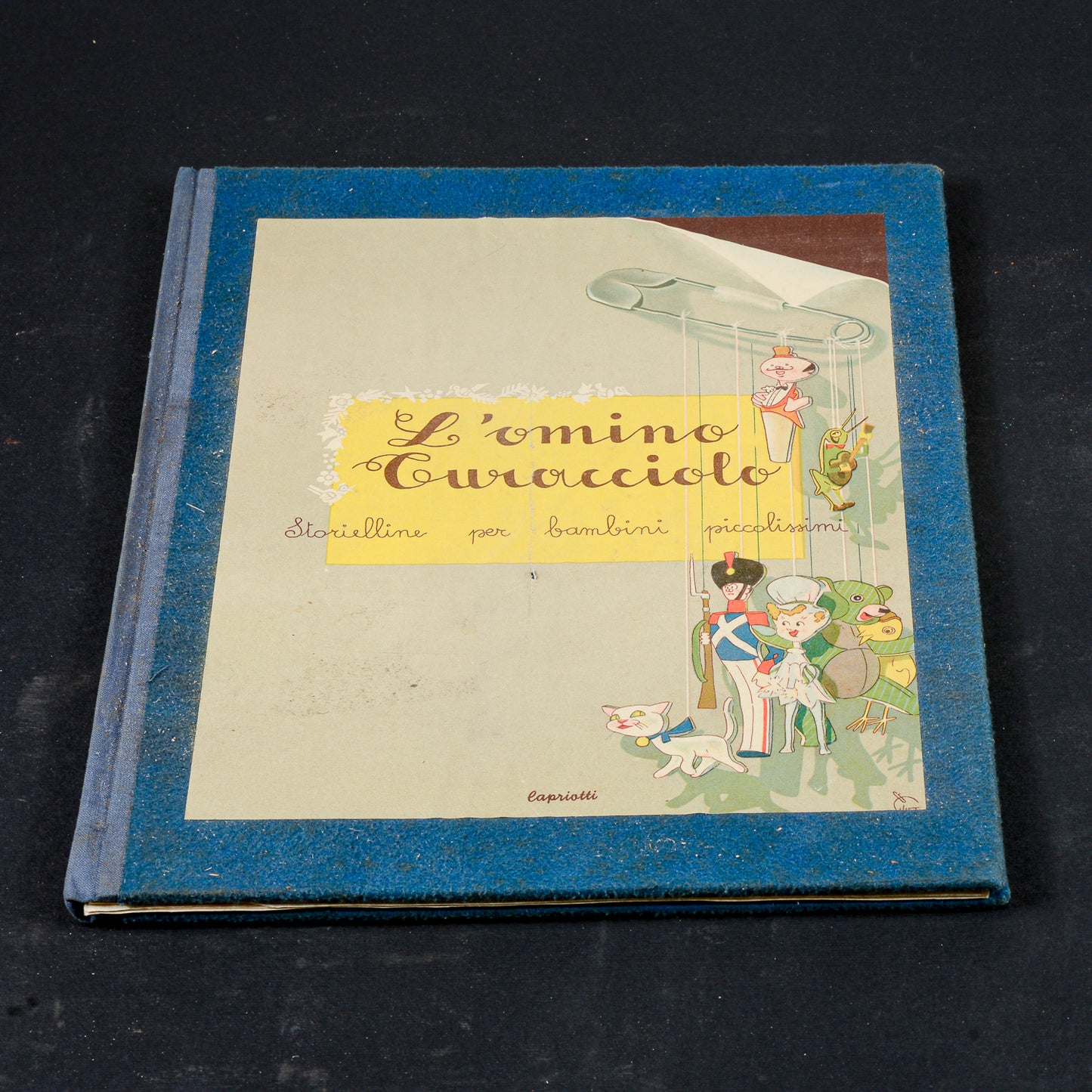 Libro L'omino curucciolo libro del 1944 storie per bambini vintage