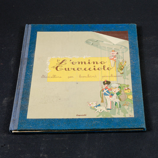 Libro L'omino curucciolo libro del 1944 storie per bambini vintage