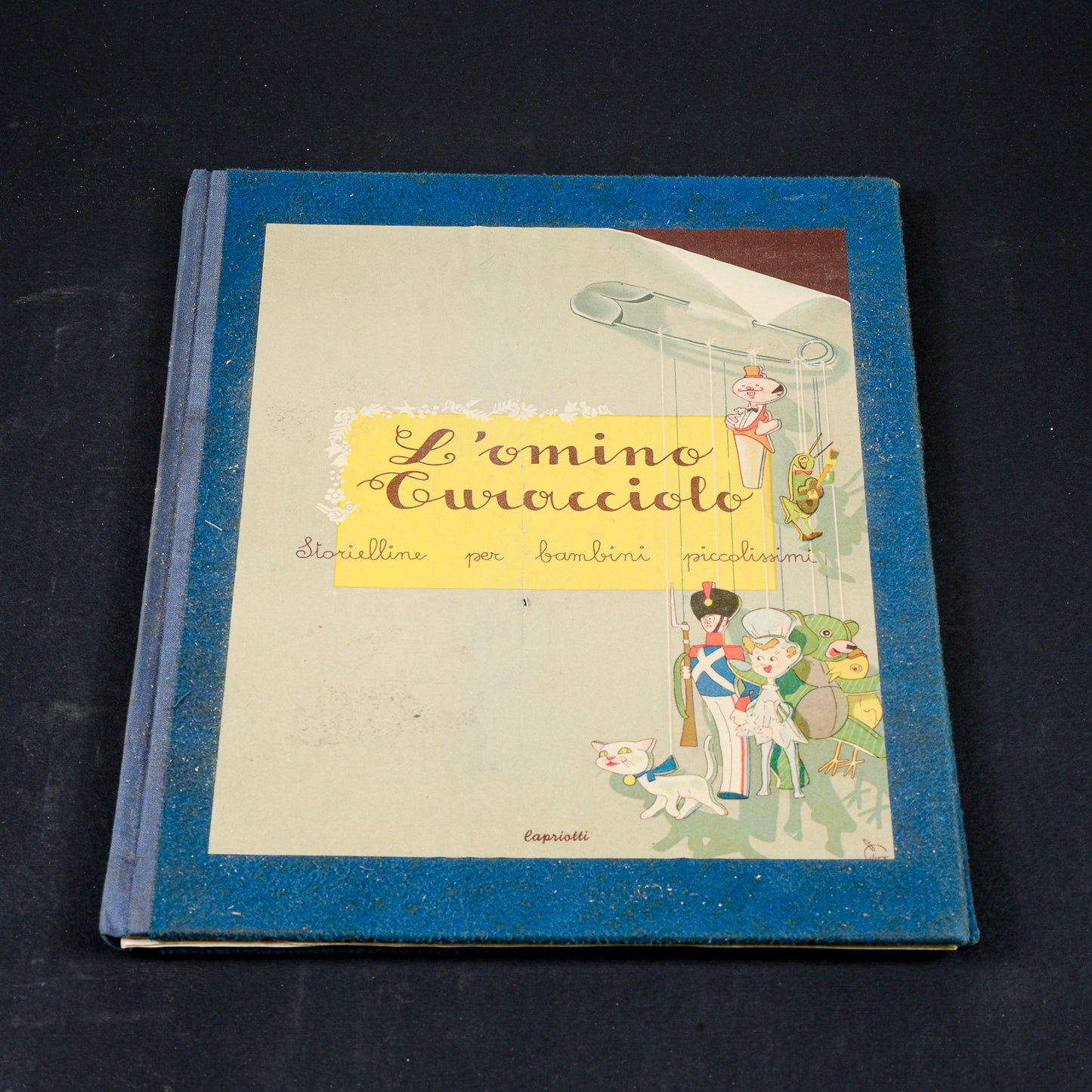Libro L'omino curucciolo libro del 1944 storie per bambini vintage