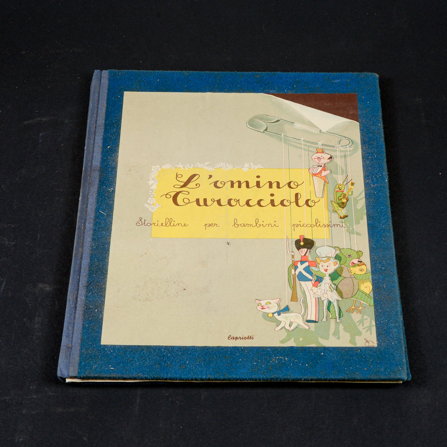 Libro L'omino curucciolo libro del 1944 storie per bambini vintage