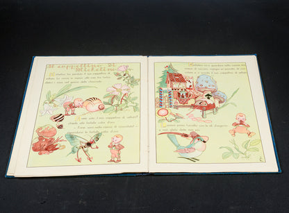 Libro L'omino curucciolo libro del 1944 storie per bambini vintage