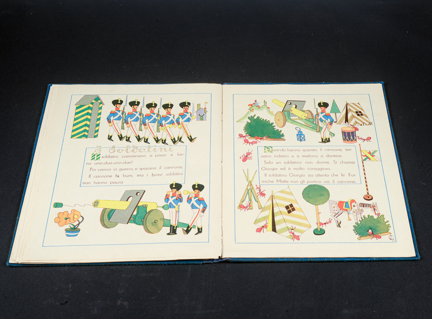 Libro L'omino curucciolo libro del 1944 storie per bambini vintage