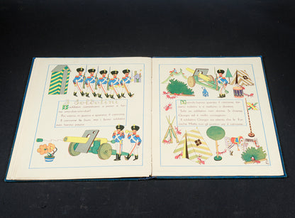 Libro L'omino curucciolo libro del 1944 storie per bambini vintage