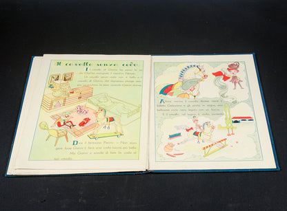 Libro L'omino curucciolo libro del 1944 storie per bambini vintage
