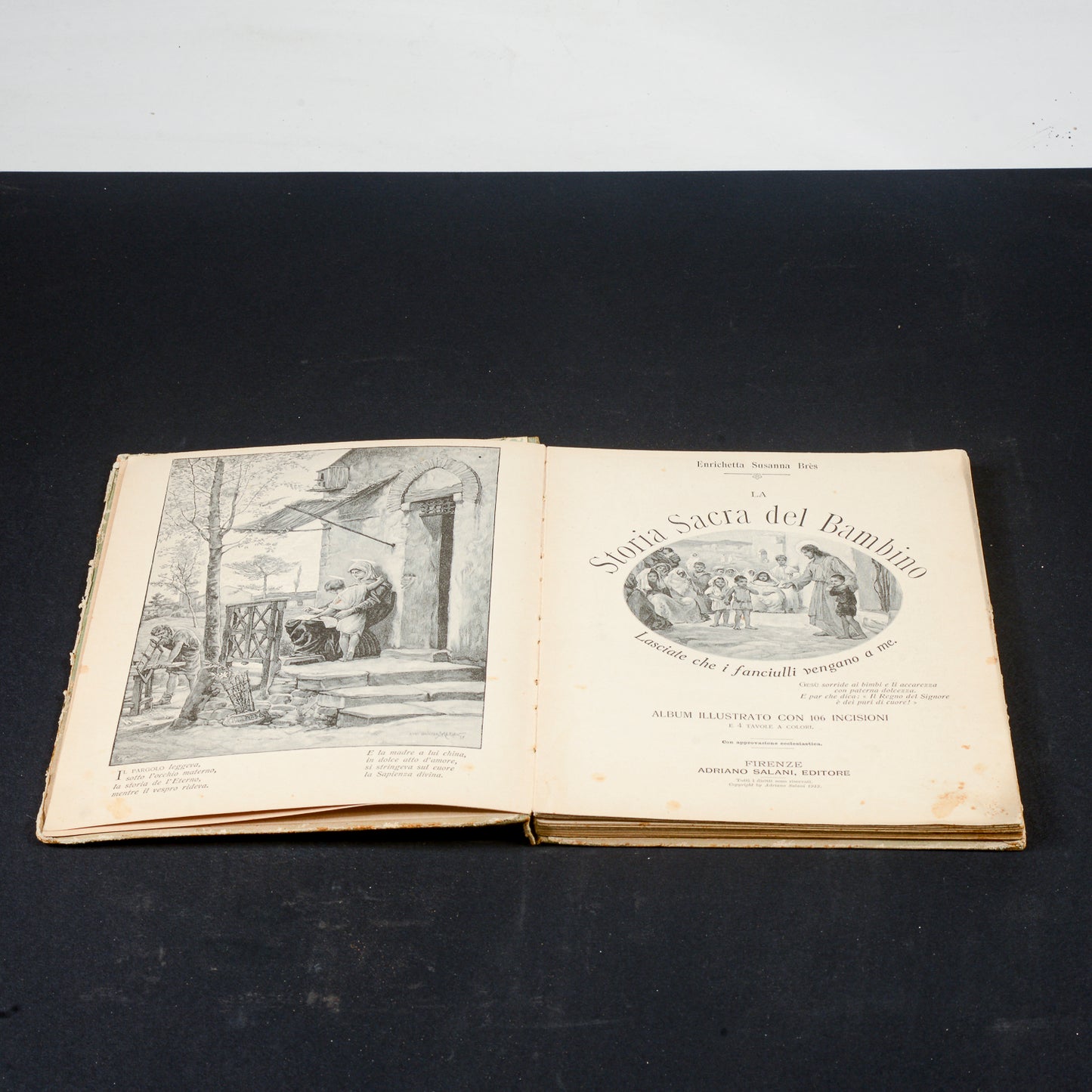 Libro la storia sacra del bambino opera illustrata epoca 1913