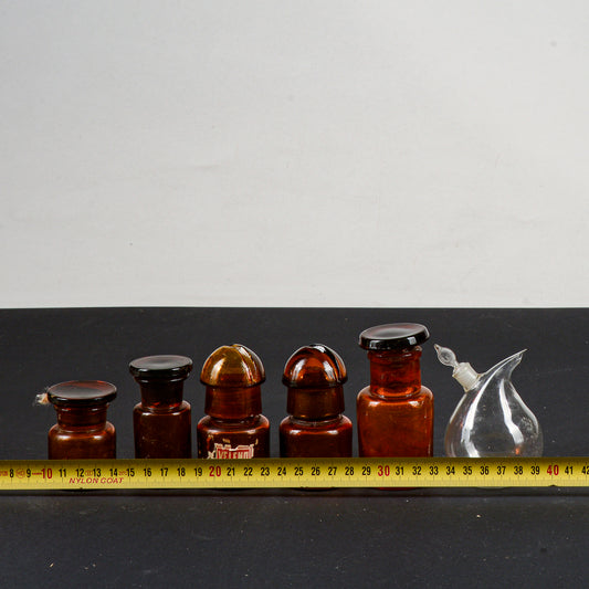 set boccette in vetro primi 900 alcune con etichette originali vari tipi