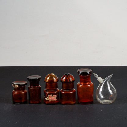 set boccette in vetro primi 900 alcune con etichette originali vari tipi
