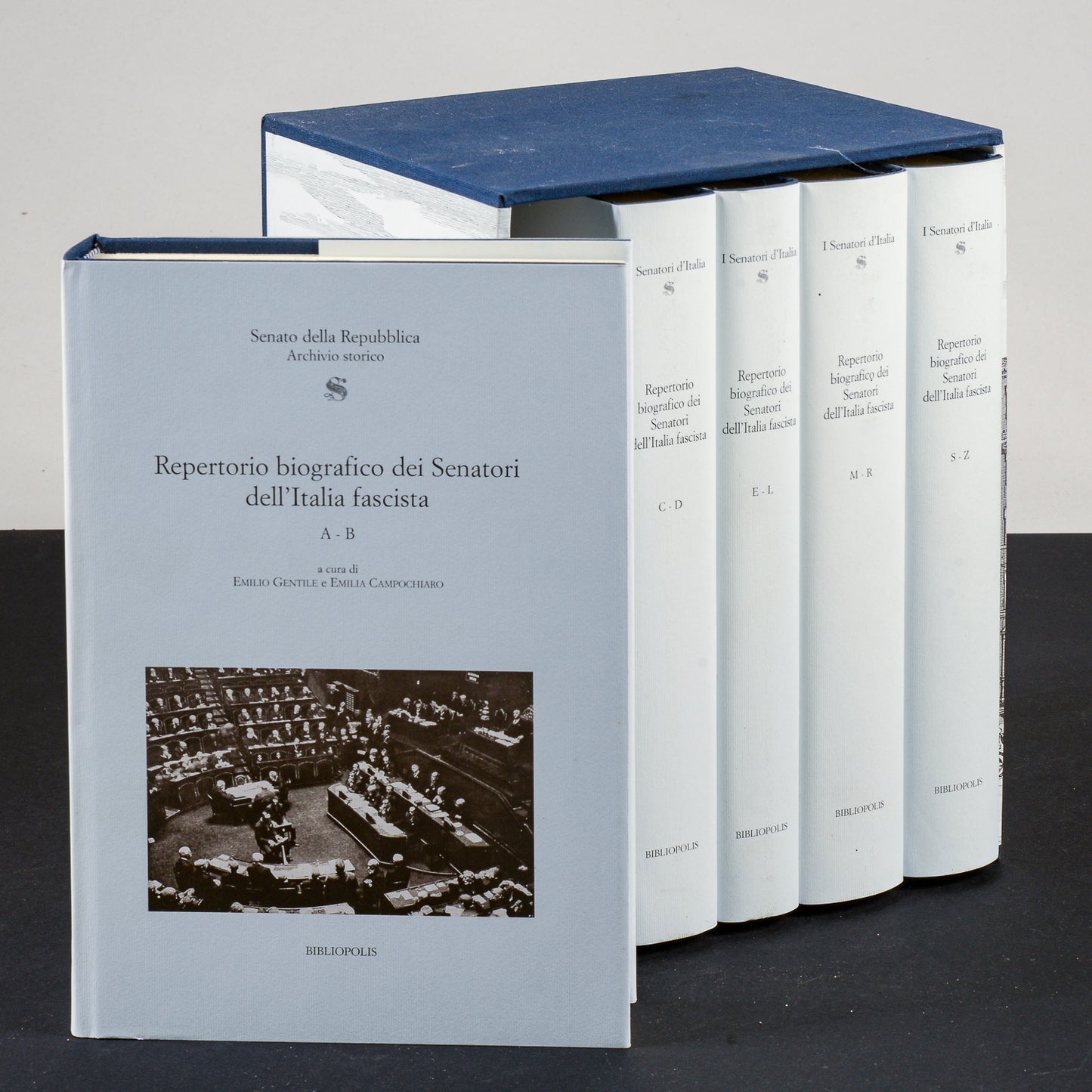 set completo enciclopedia senato della repubblica senatori italia fascista archivio storico