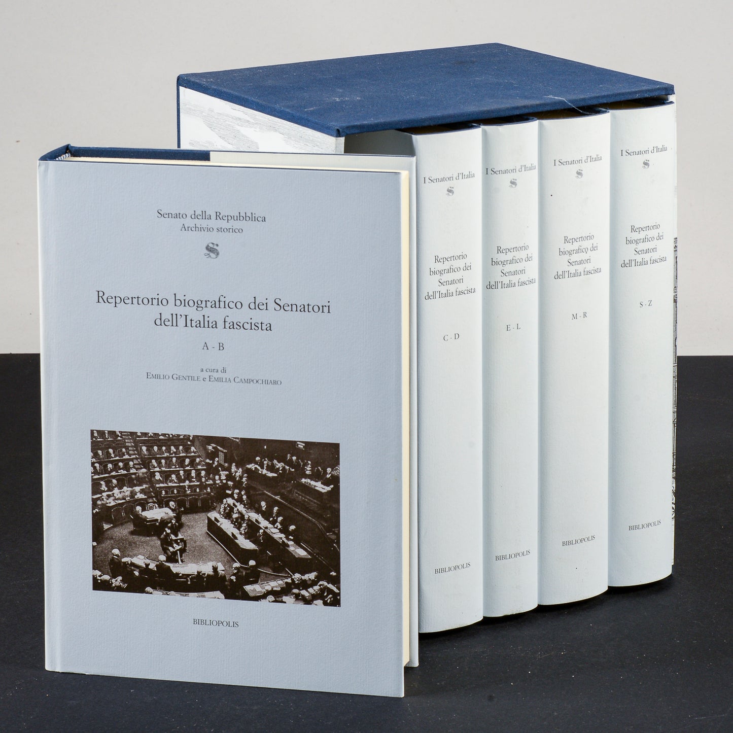 set completo enciclopedia senato della repubblica senatori italia fascista archivio storico