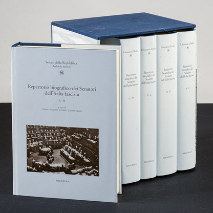 set completo enciclopedia senato della repubblica senatori italia fascista archivio storico